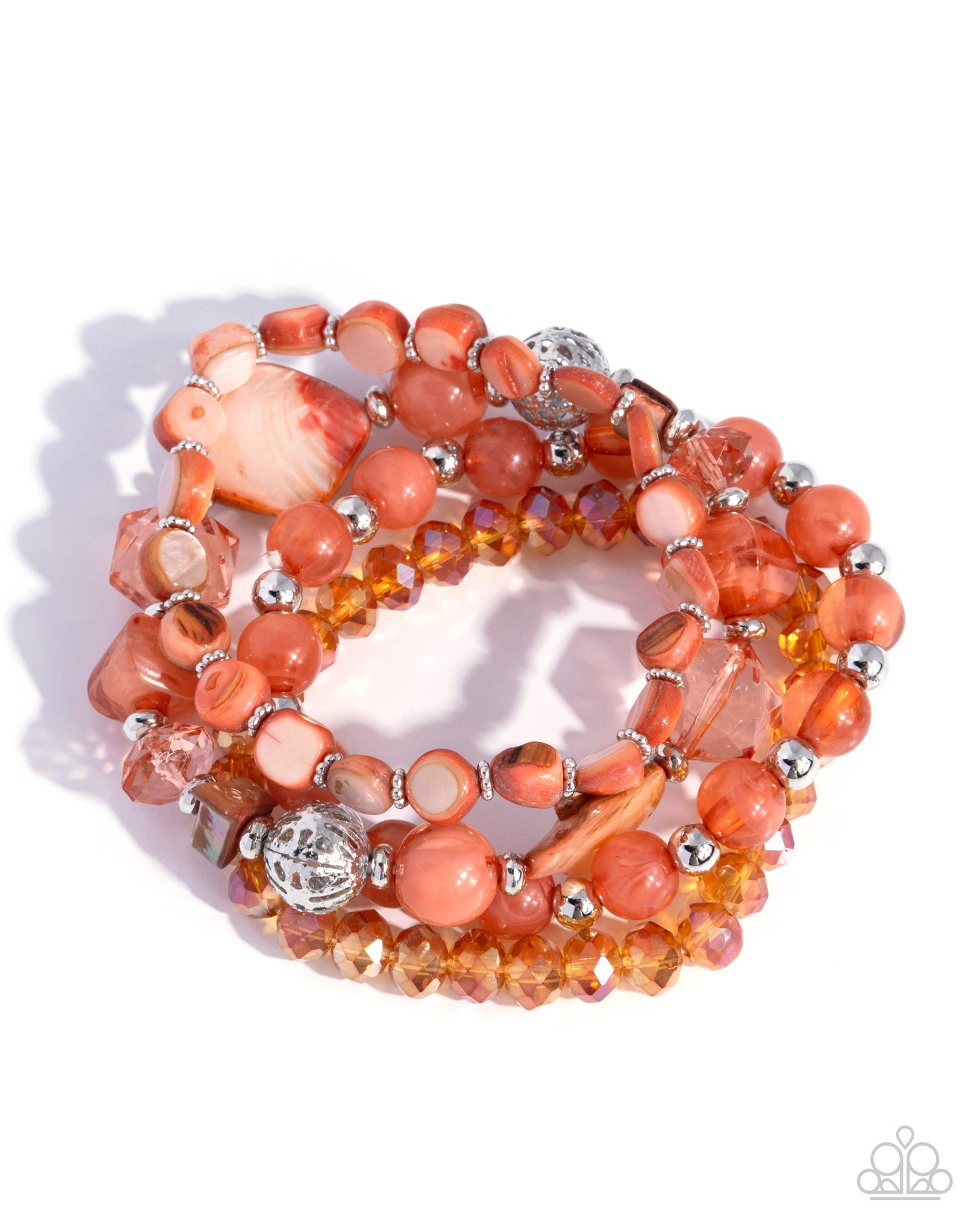 Thriving Tapestry - orange - Paparazzi bracelet