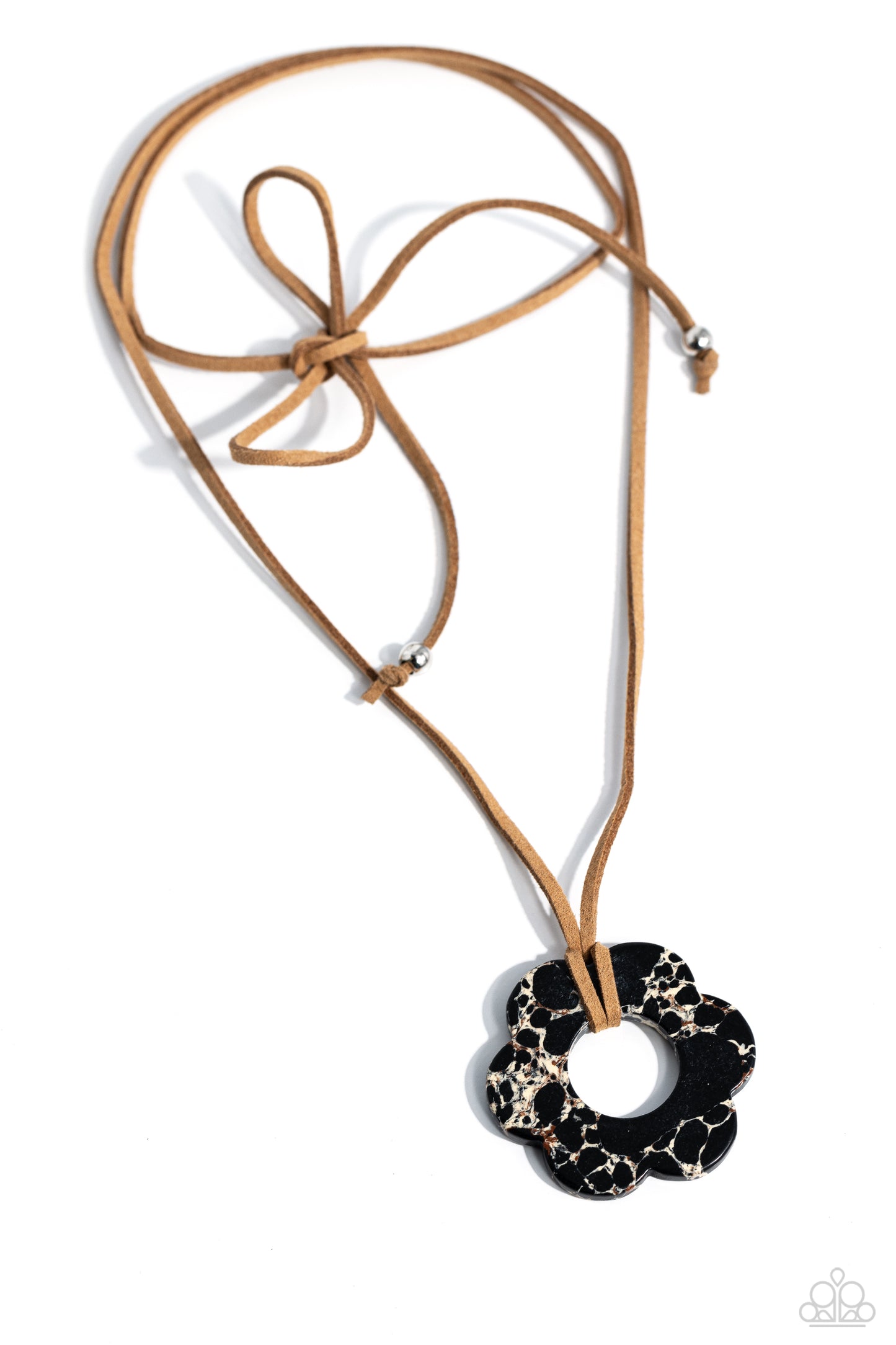 Tied Triumph - black - Paparazzi necklace