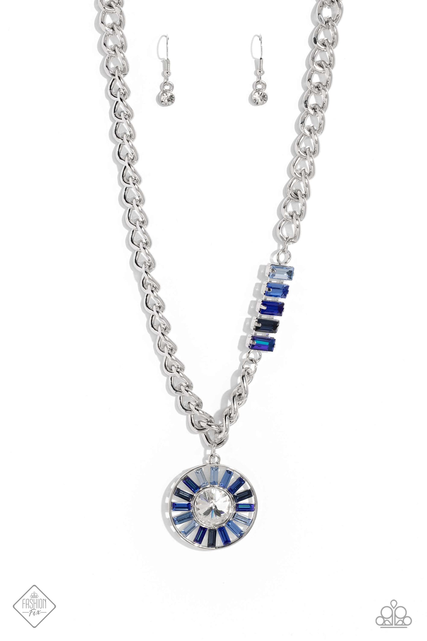 Tiered Talent - blue - Paparazzi necklace