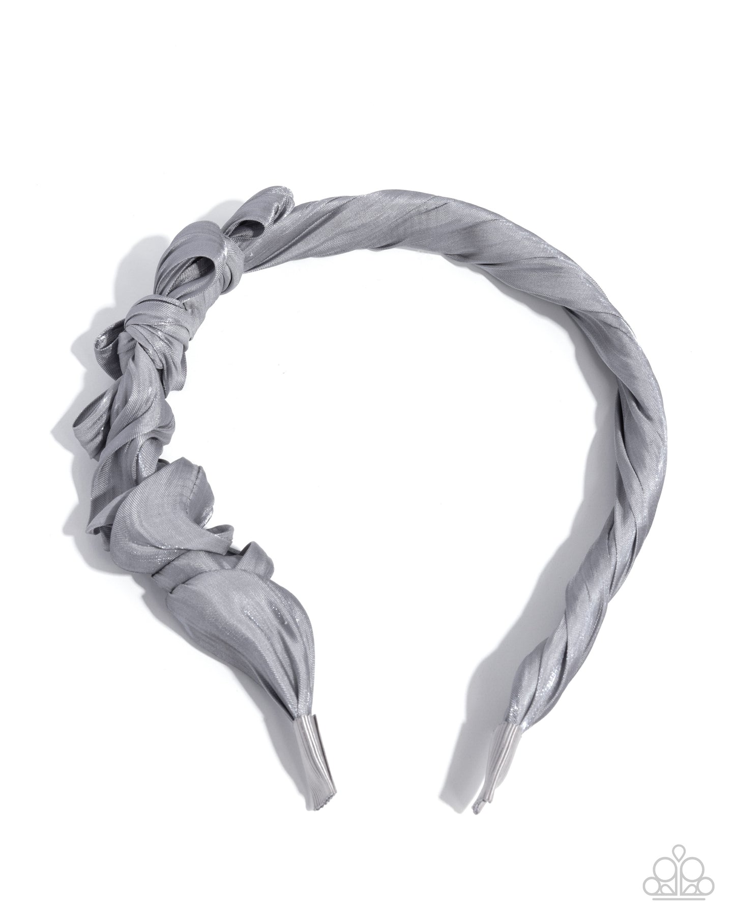 Timeless Ties - silver - Paparazzi headband