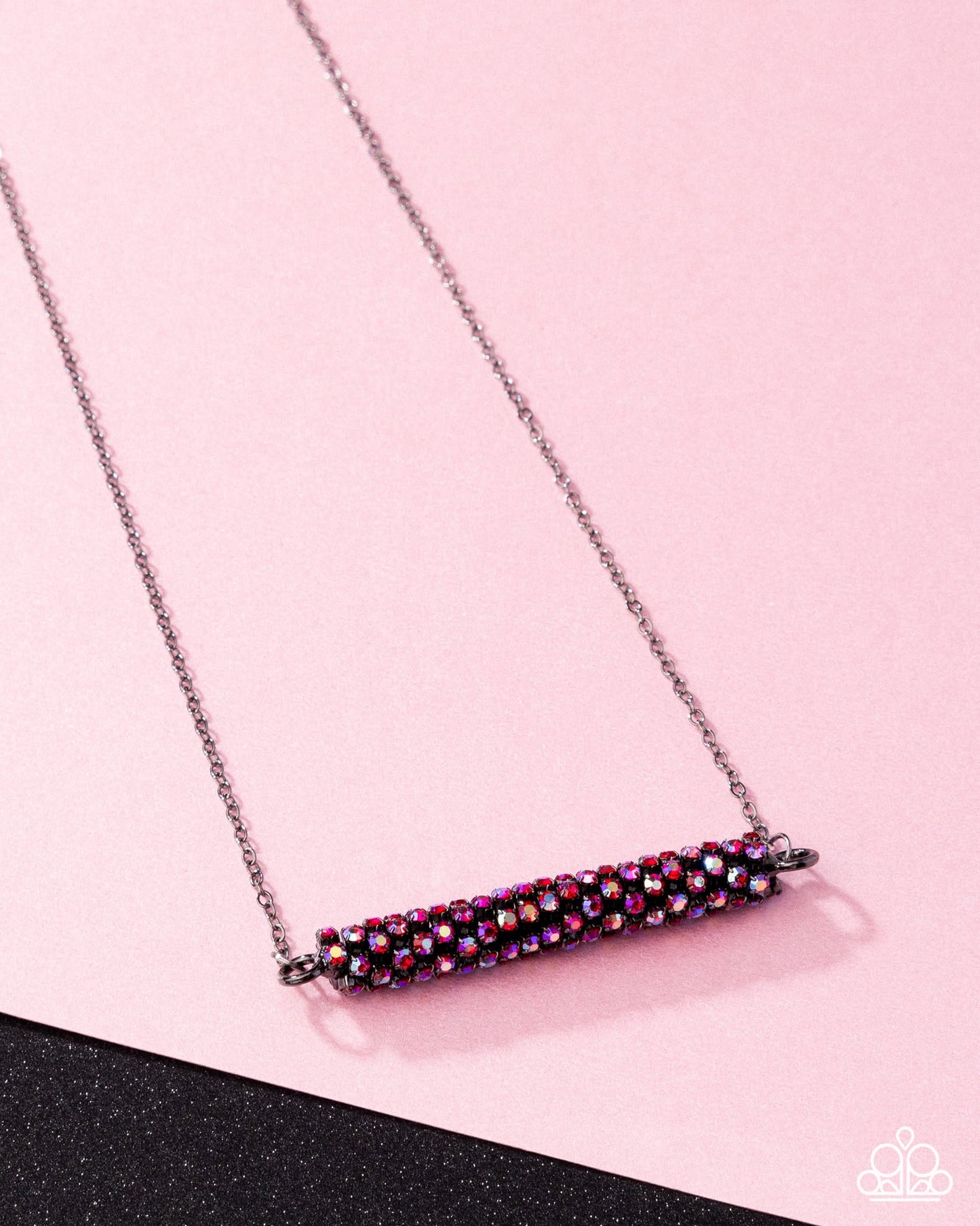 Timelessly Twinkling - red - Paparazzi necklace