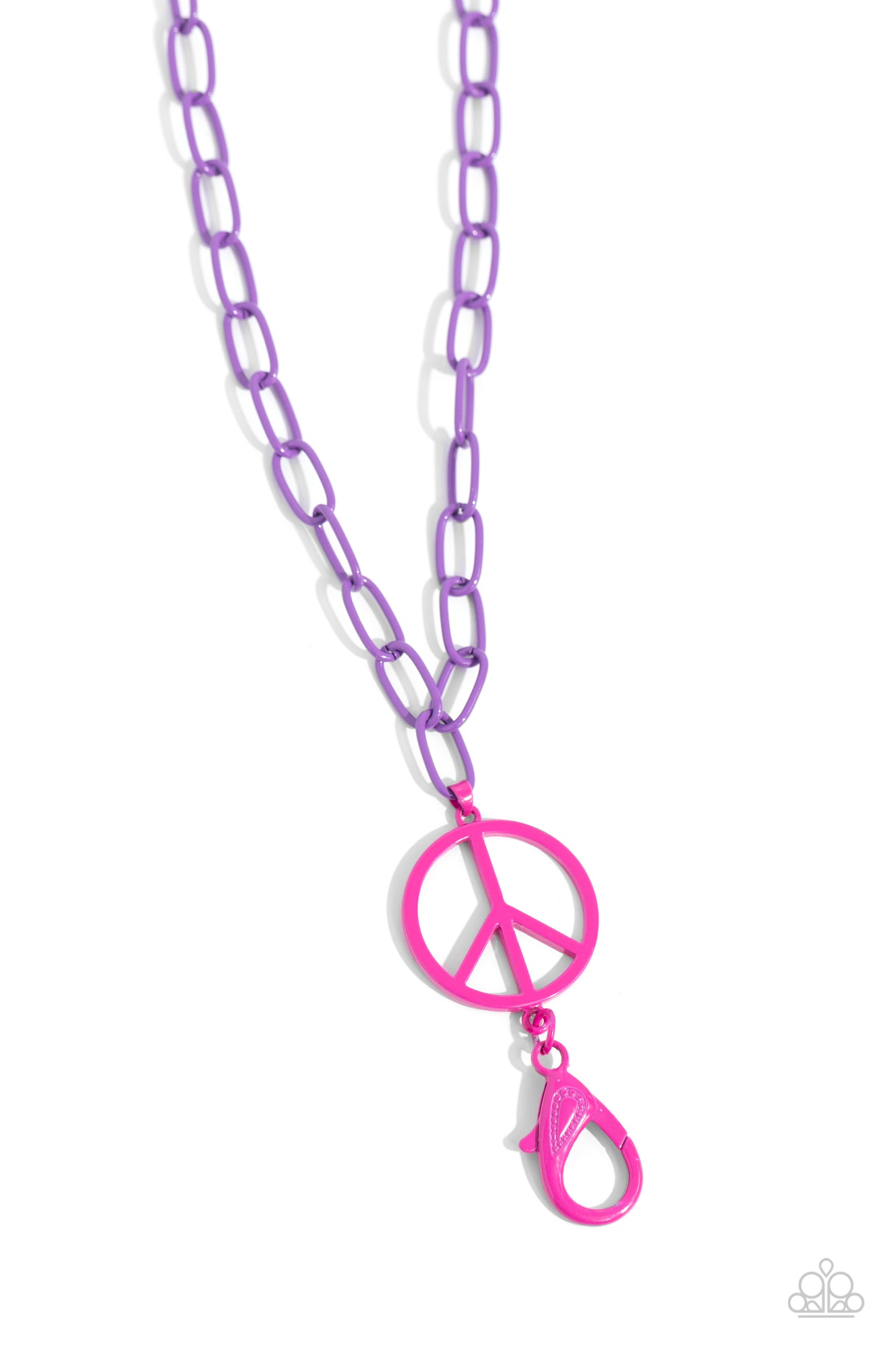 Tranquil Unity - purple - Paparazzi LANYARD necklace
