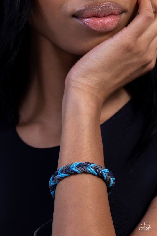 Travel Mode - blue - Paparazzi bracelet