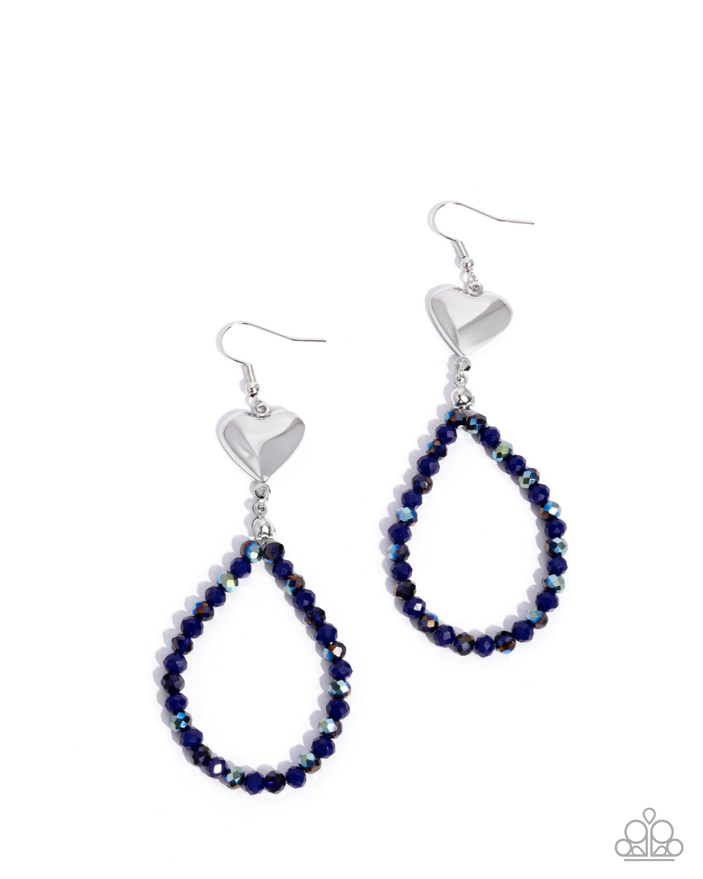 Treasured Teardrops - blue - Paparazzi earrings