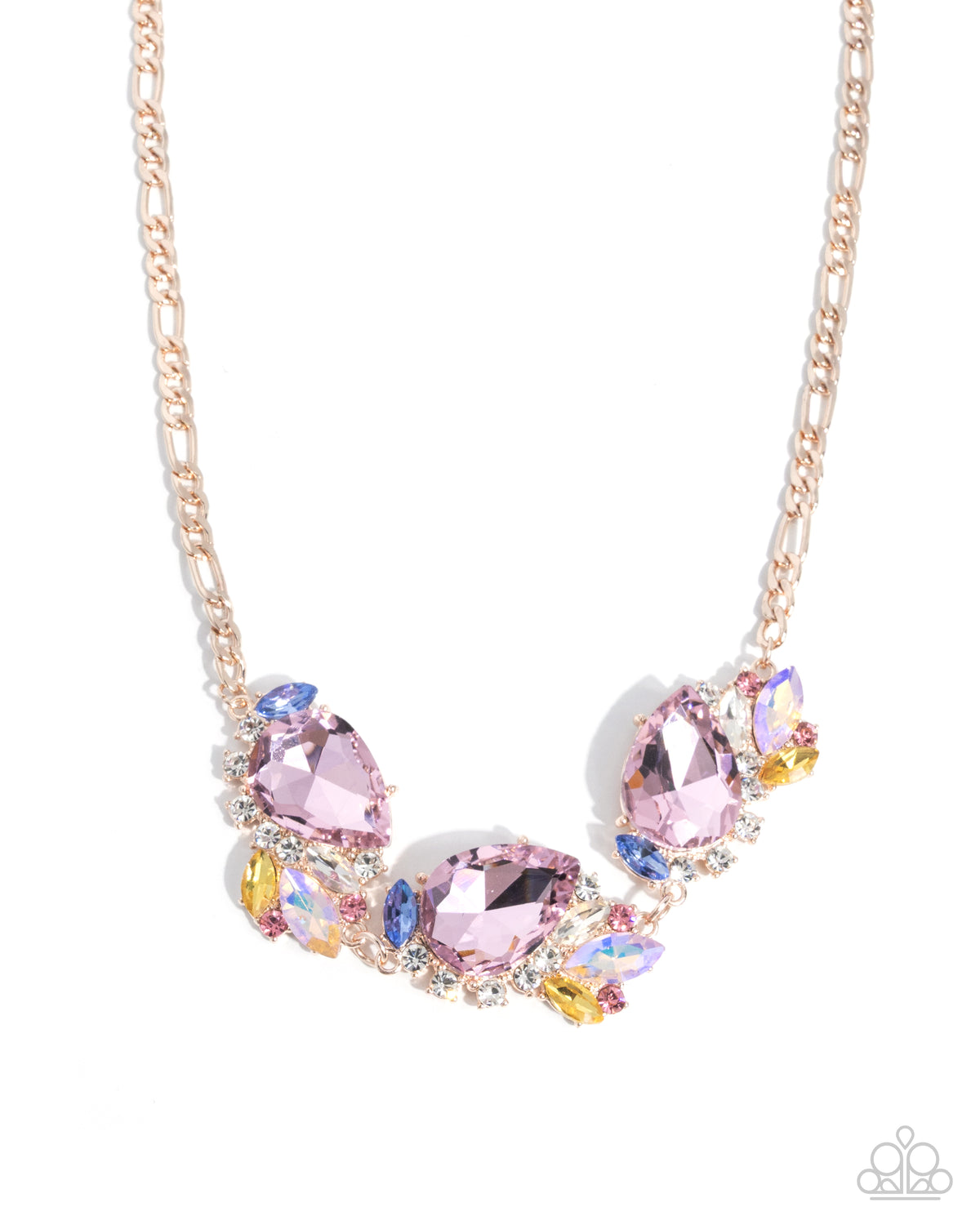 Trusty Teardrops - pink - Paparazzi necklace