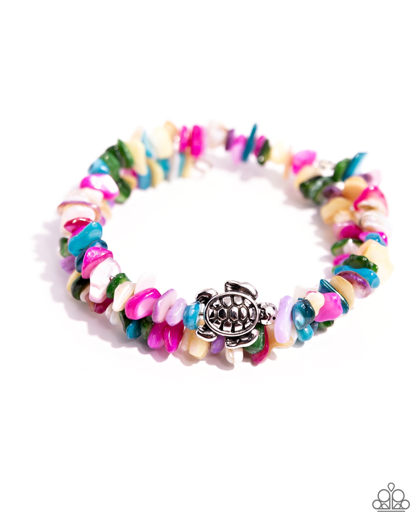 Turtle Talisman - multi - Paparazzi bracelet