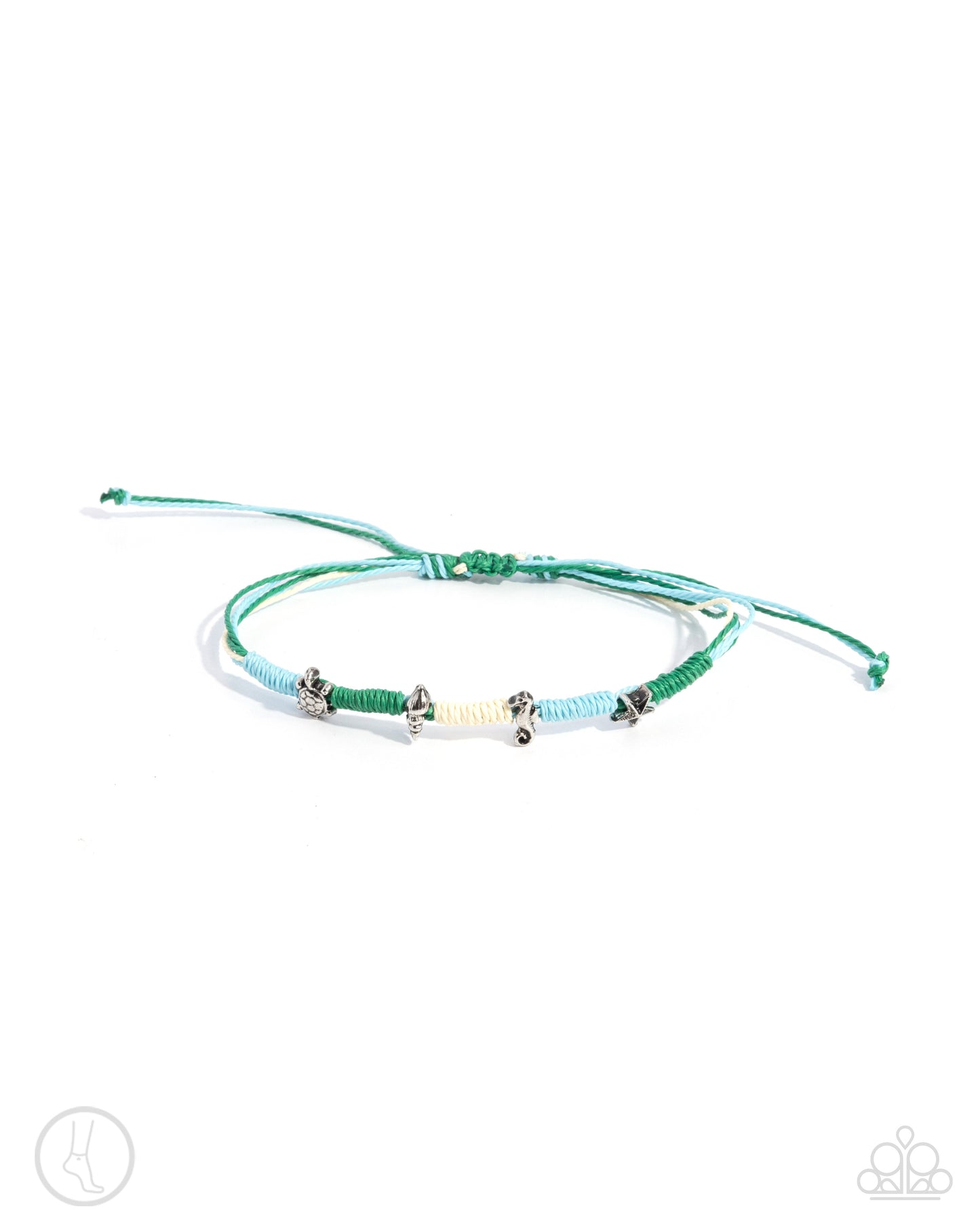 Turtle Task - multi - Paparazzi anklet
