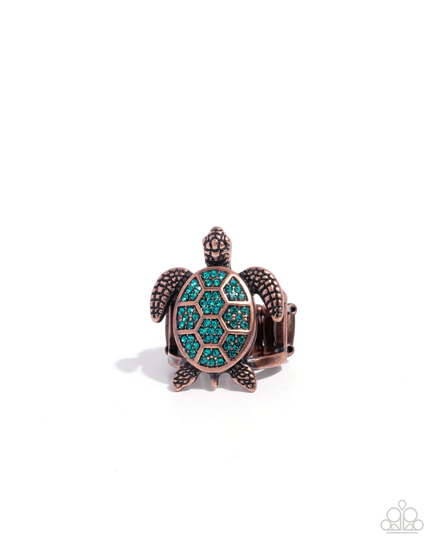 Turtle Triumph - copper - Paparazzi ring