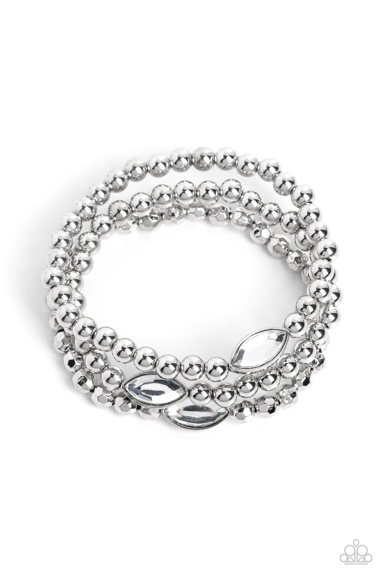 Twinkling Team - white - Paparazzi bracelet