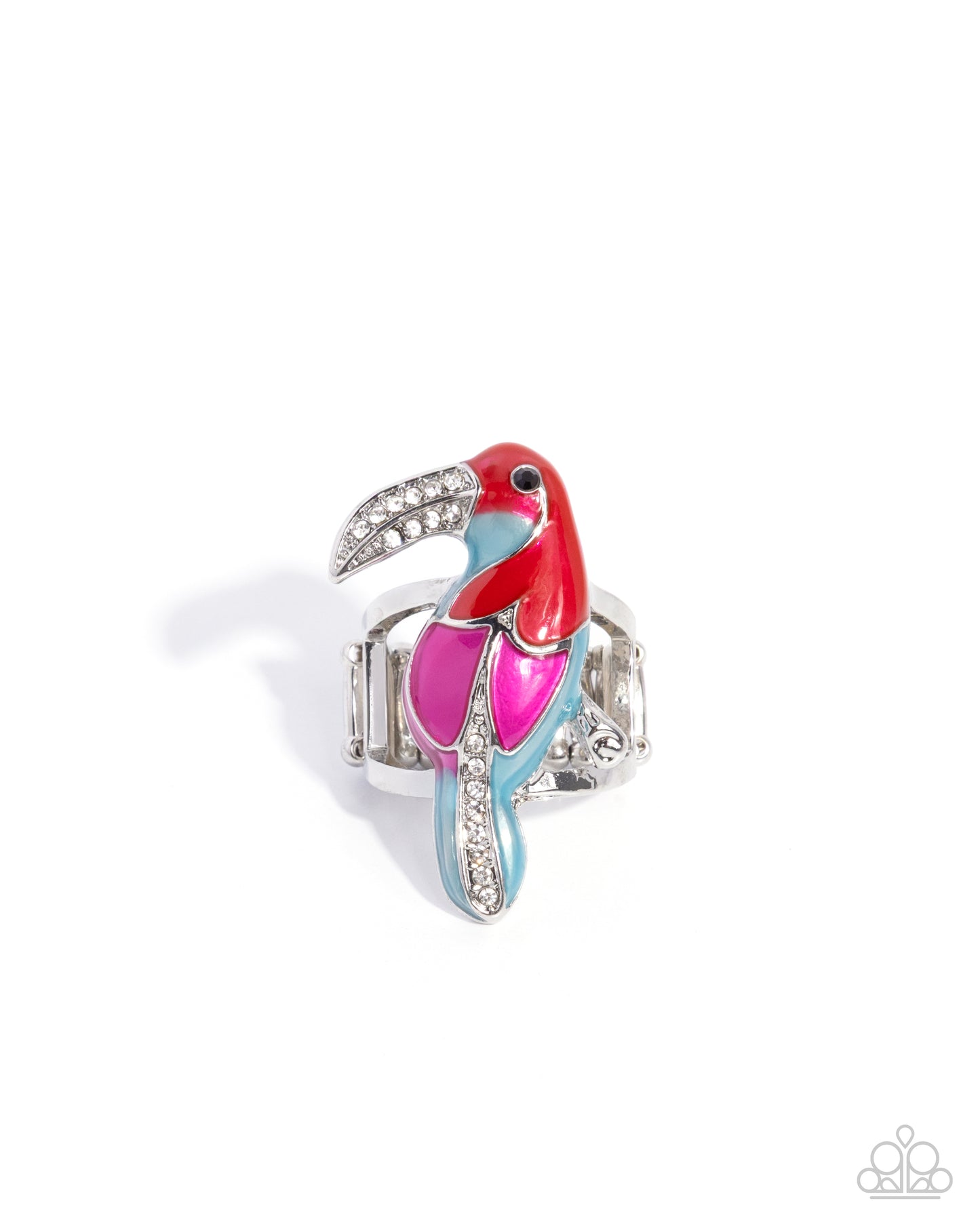 Twinkling Toucan - red - Paparazzi ring
