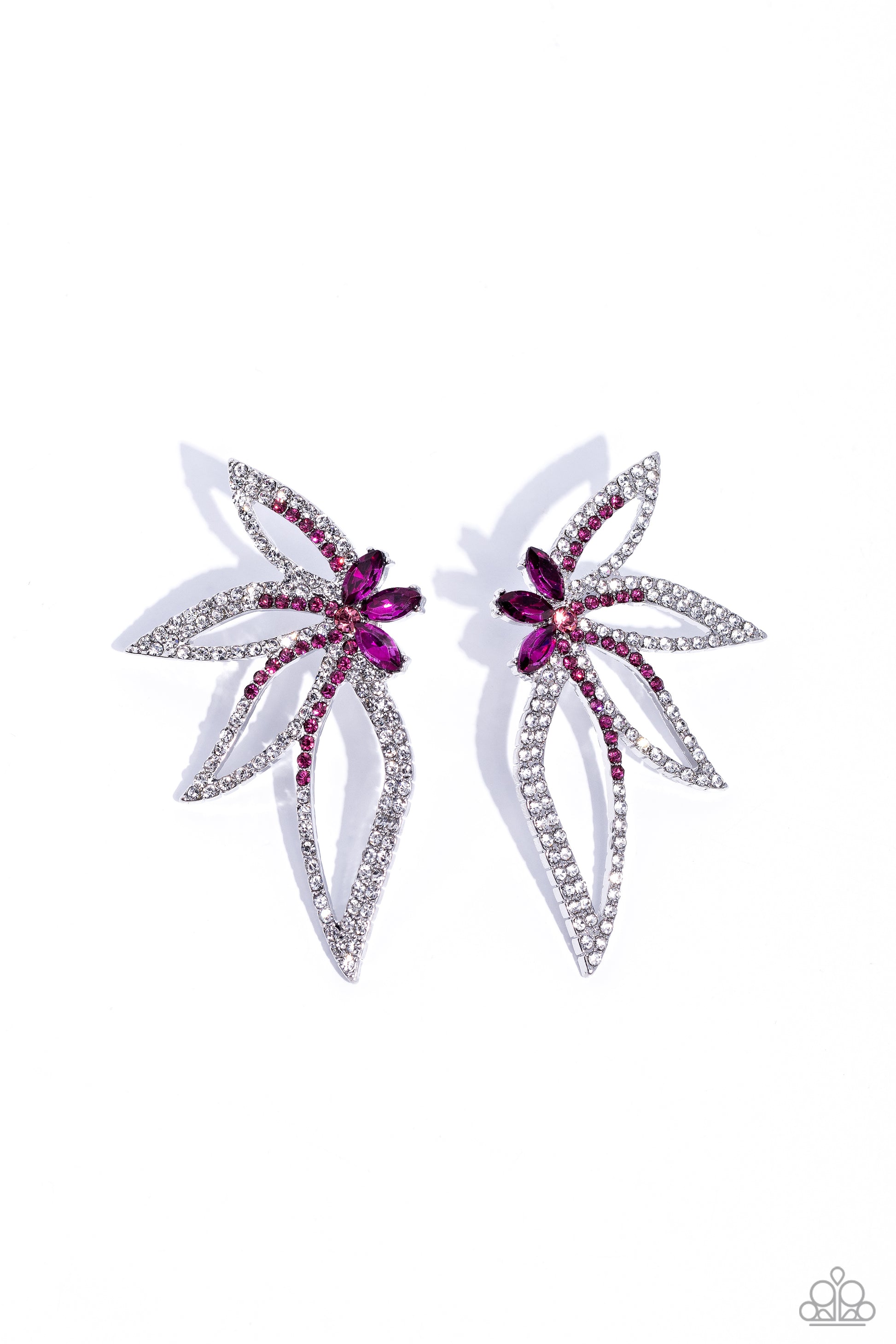 Twinkling Tulip - pink - Paparazzi earrings