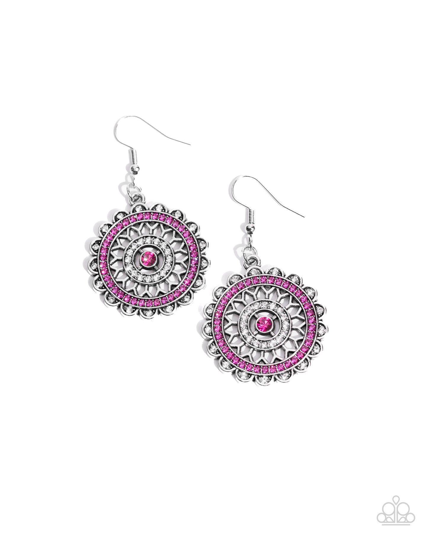Twinkly Translation - pink - Paparazzi earrings