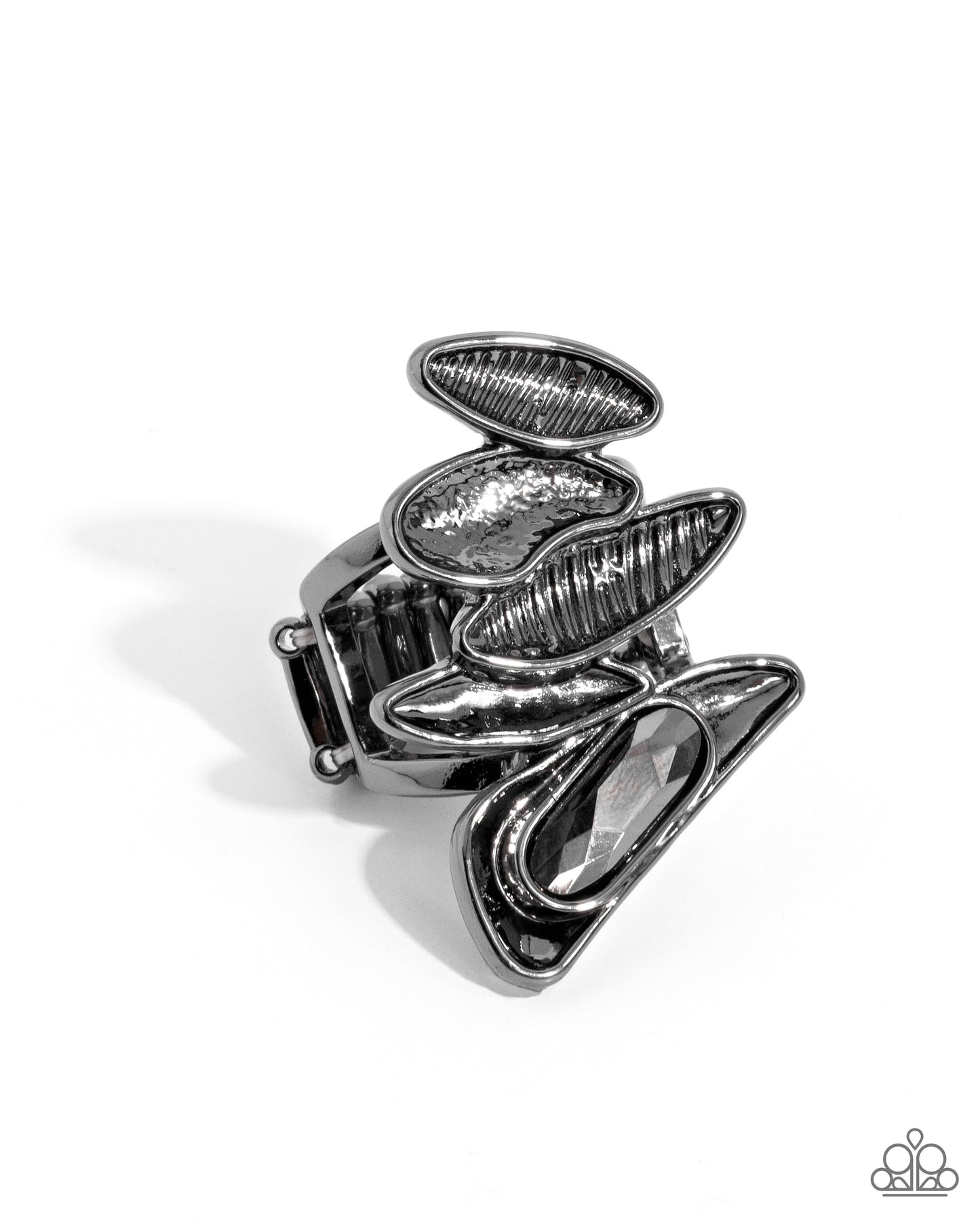Unpredictable Union - black - Paparazzi ring