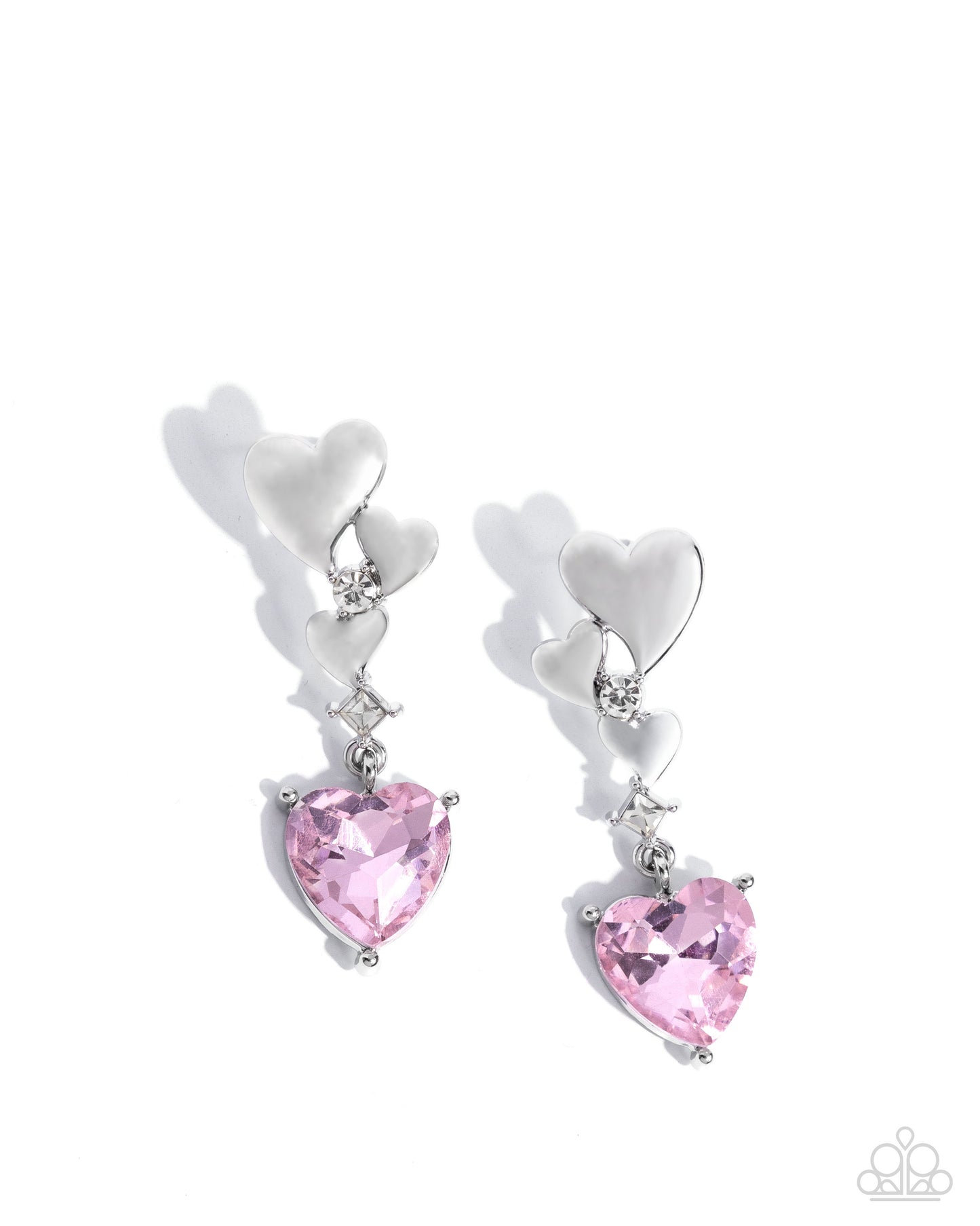 Valentines Vaudeville - pink - Paparazzi earrings