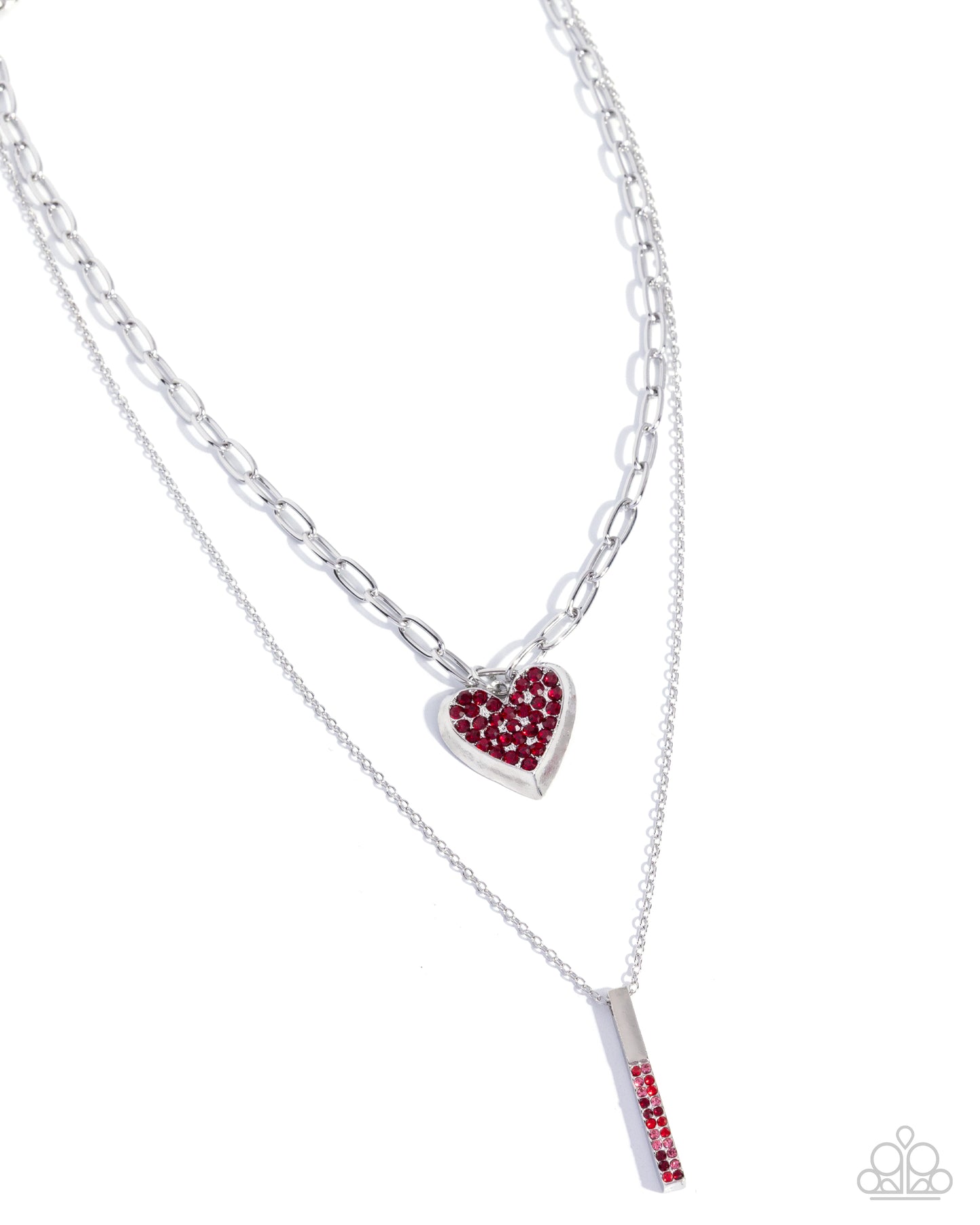 Valentines Volume - red - Paparazzi necklace