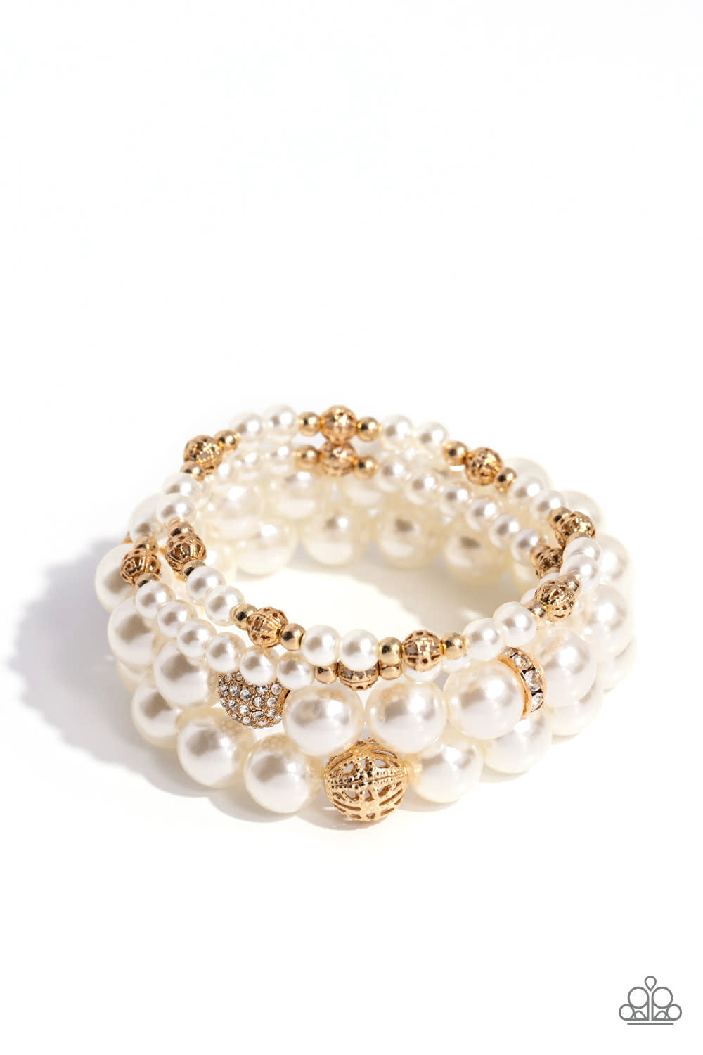Vastly Vintage - gold - Paparazzi bracelet