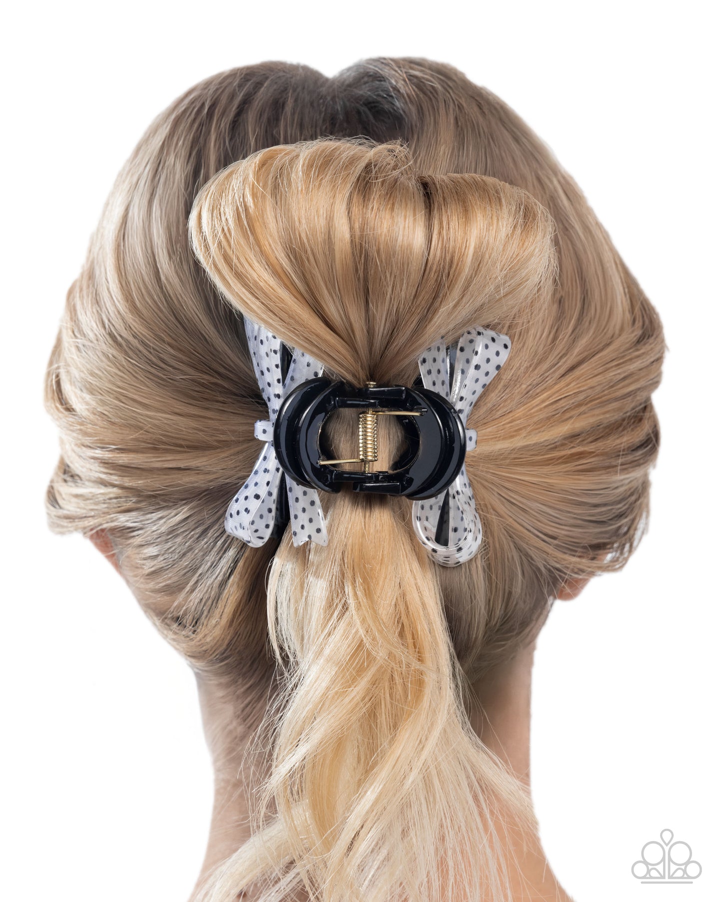 Vaudeville Value - black - Paparazzi hair clip