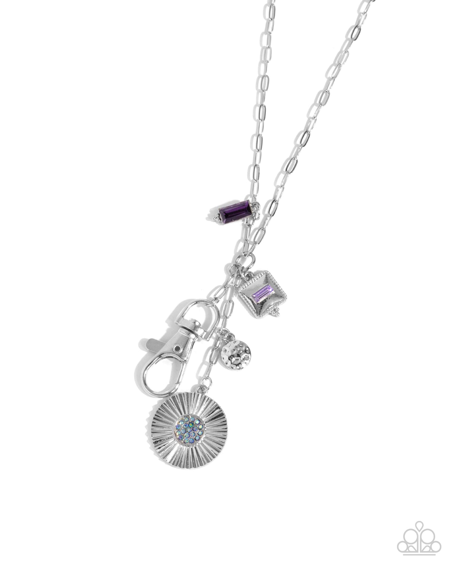 Vintage Venue - purple - Paparazzi LANYARD necklace
