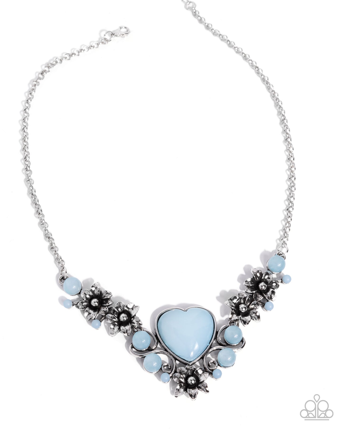 Vintage Volume - blue - Paparazzi necklace
