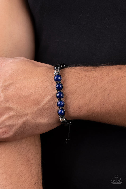 Vista Vision - blue - Paparazzi MENS bracelet