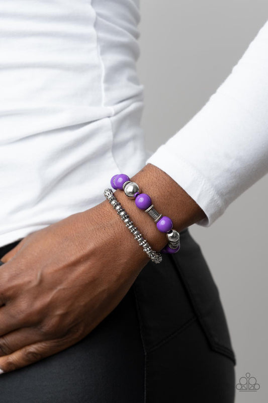 Walk This SWAY - purple - Paparazzi bracelet