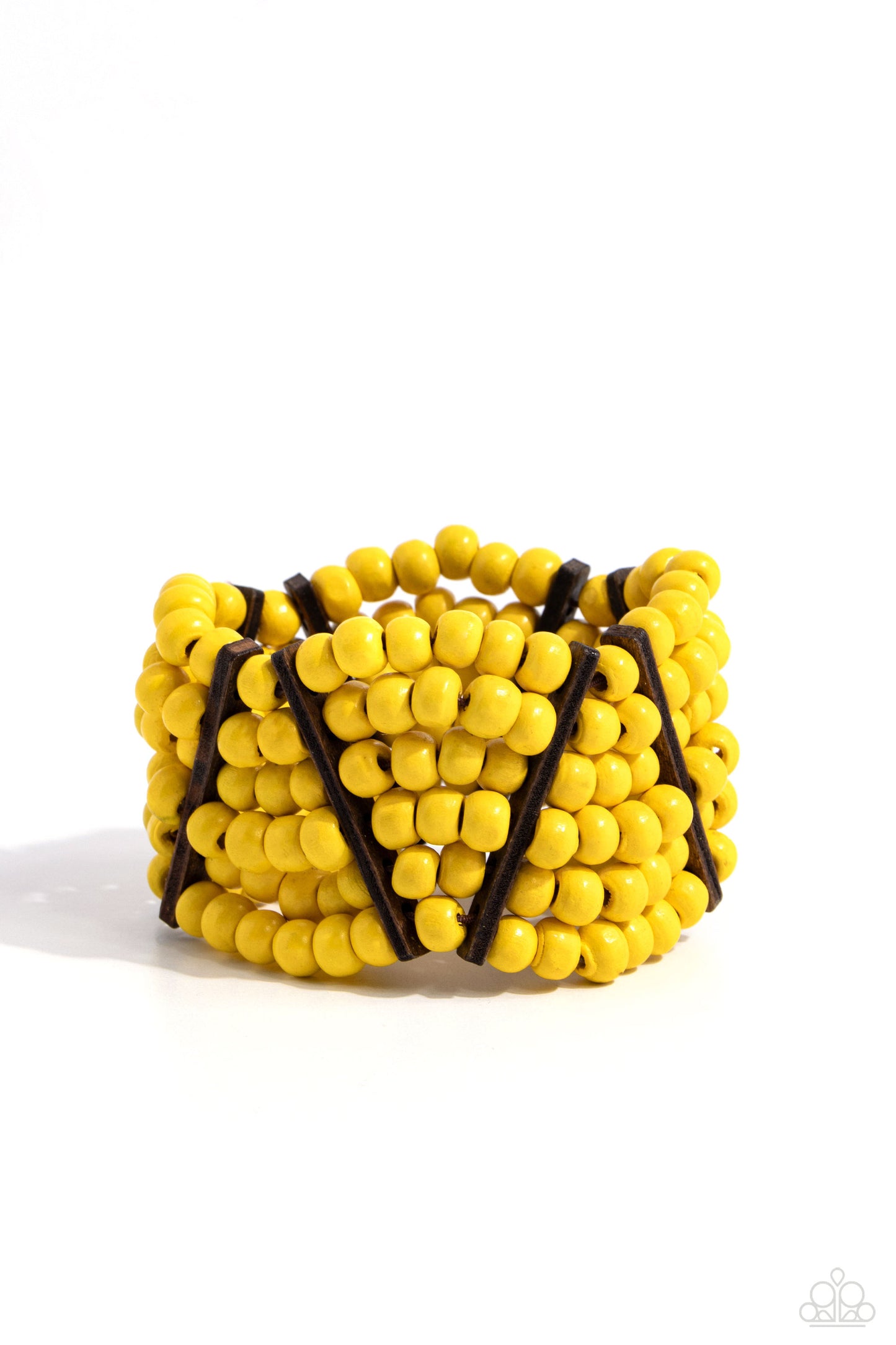 Way Off TROPIC - yellow - Paparazzi bracelet