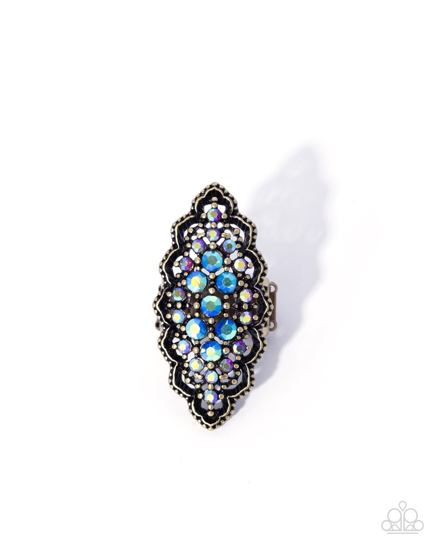 Welcome Waltz - brass - Paparazzi ring