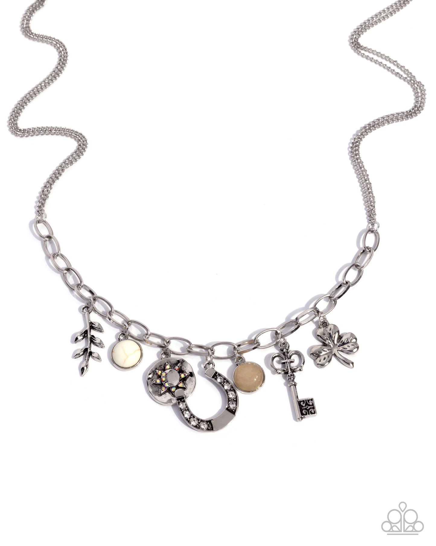 Western Window Shopping - white - Paparazzi necklace
