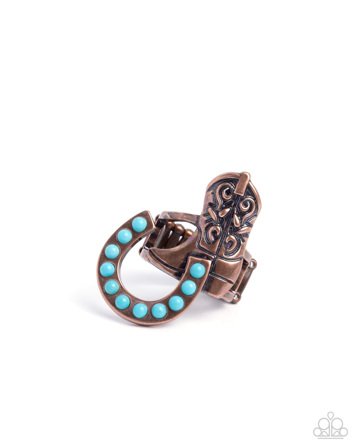 Western Wraparound - copper - Paparazzi ring