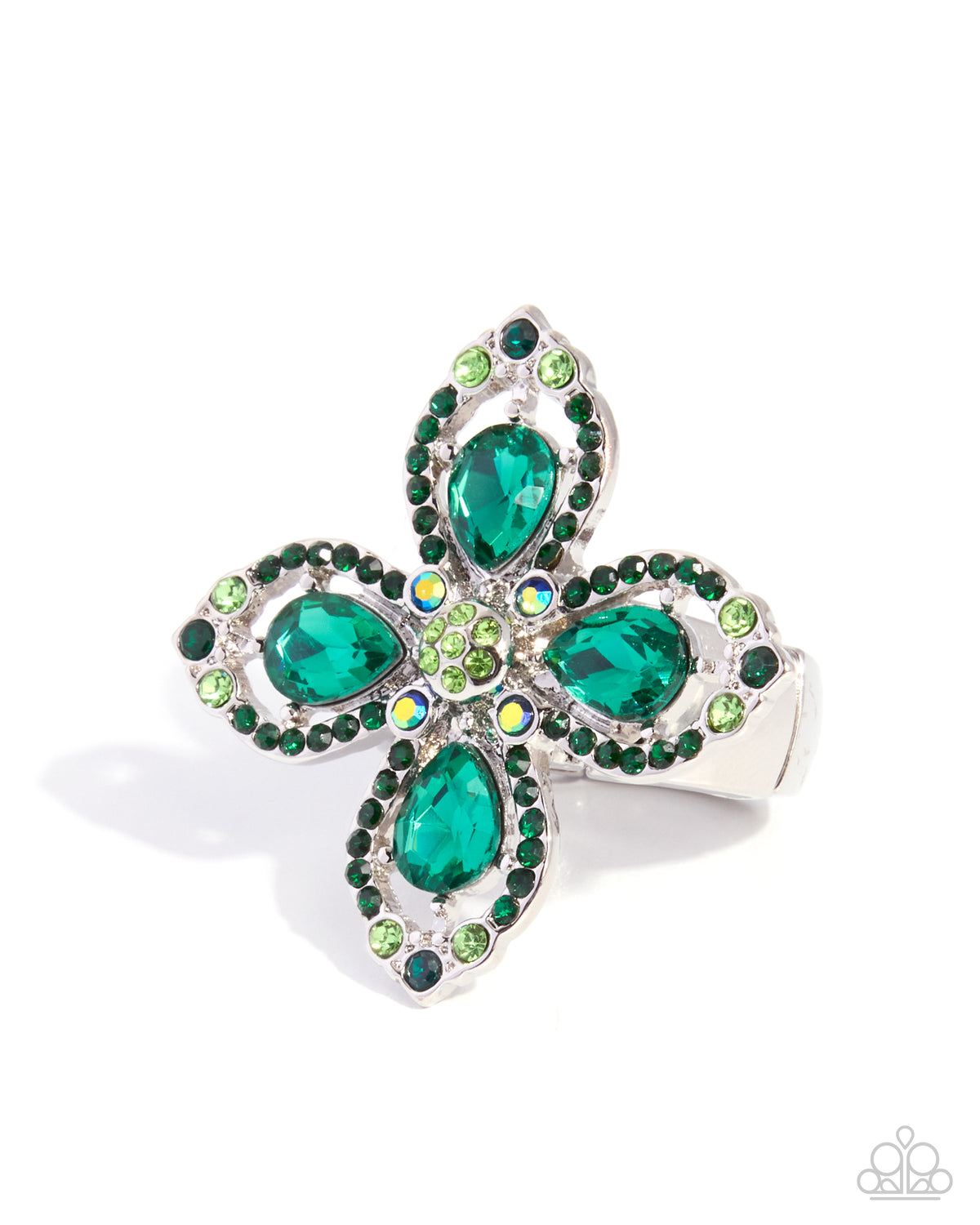 Whimsical Honor - green - Paparazzi ring