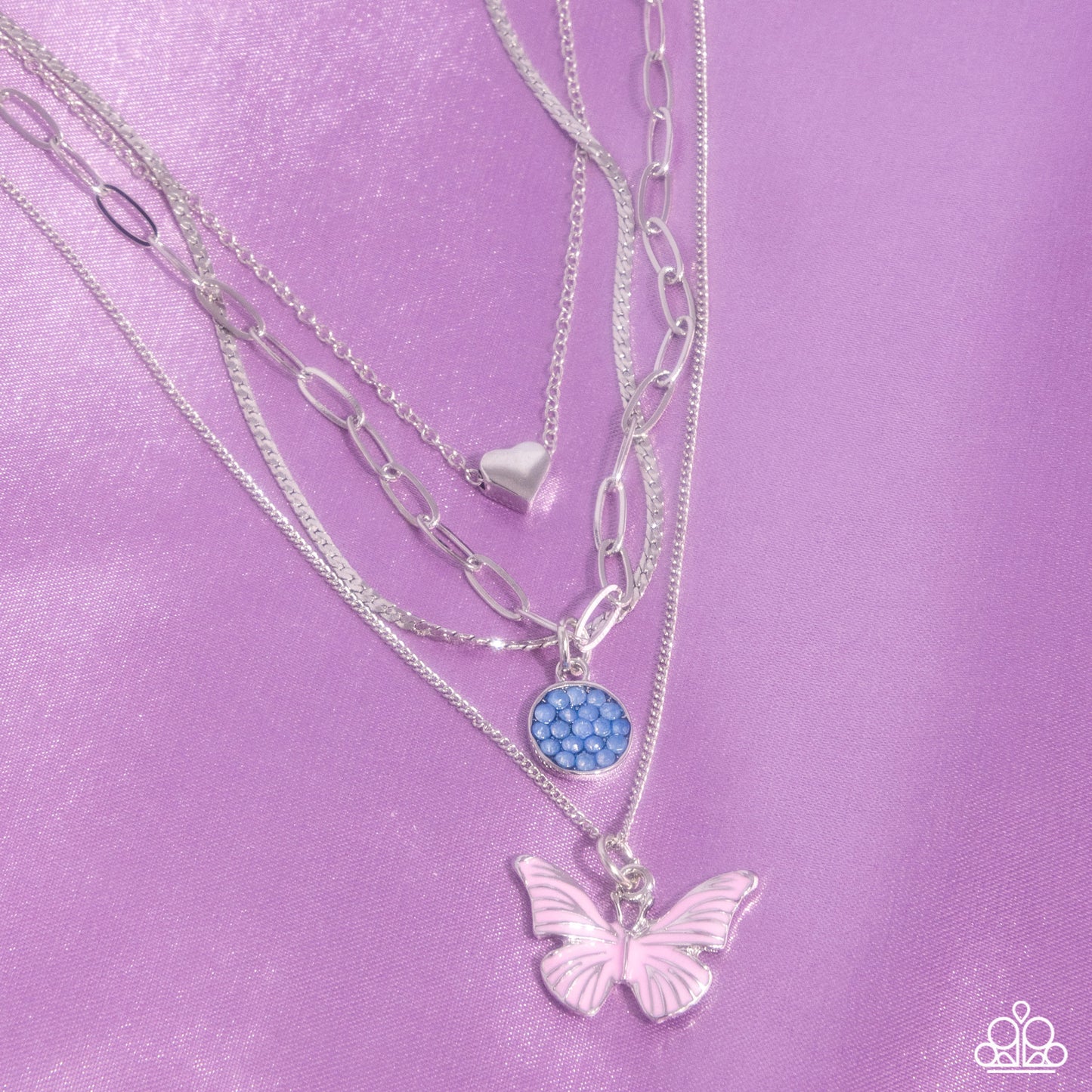 Whimsical Wardrobe - pink - Paparazzi necklace