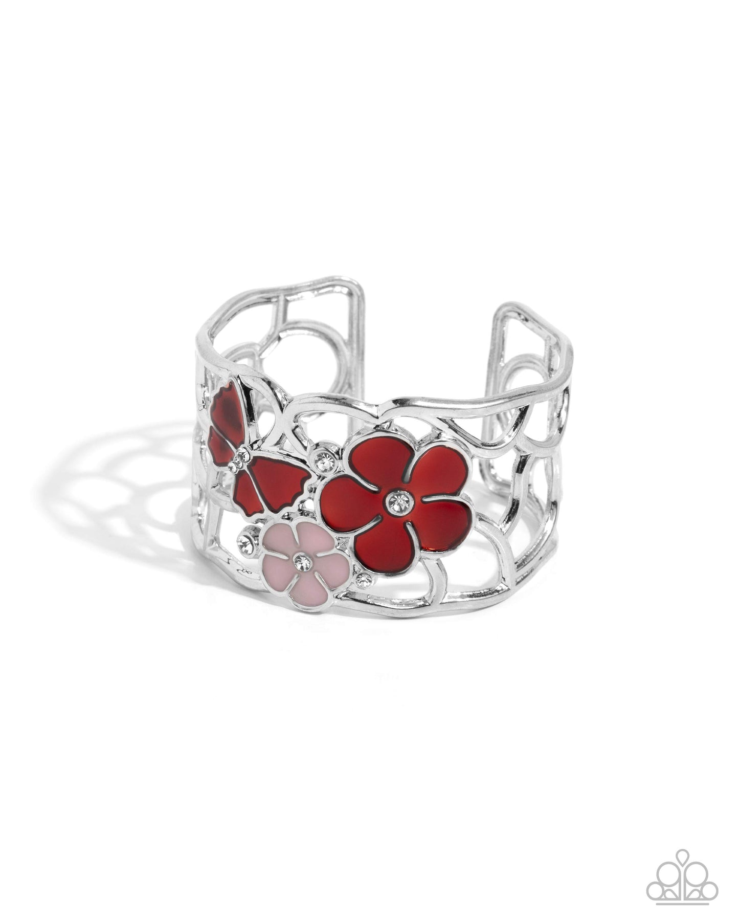 Whimsical Watercolor - red - Paparazzi bracelet