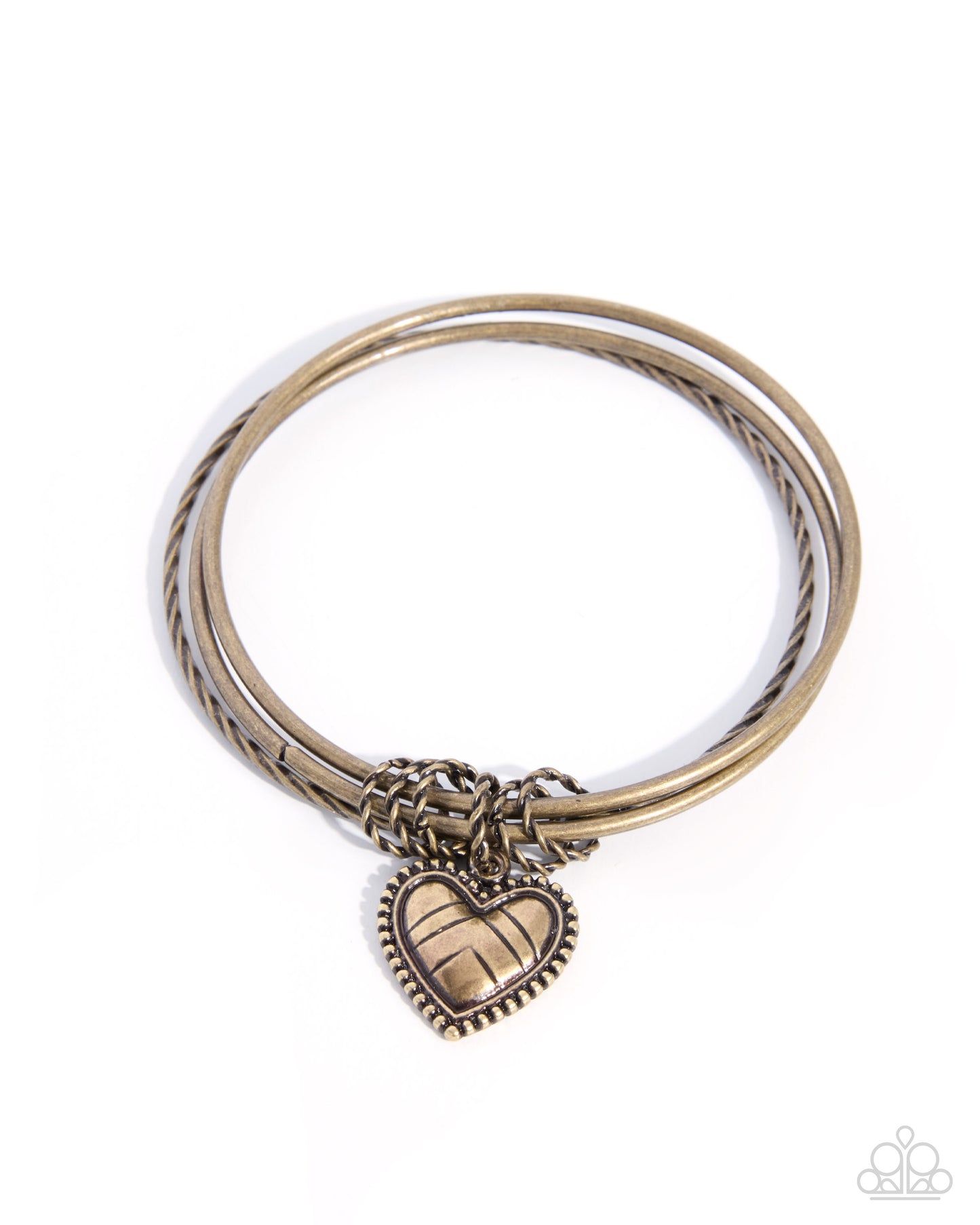 Whirlwind Romance - brass - Paparazzi bracelet