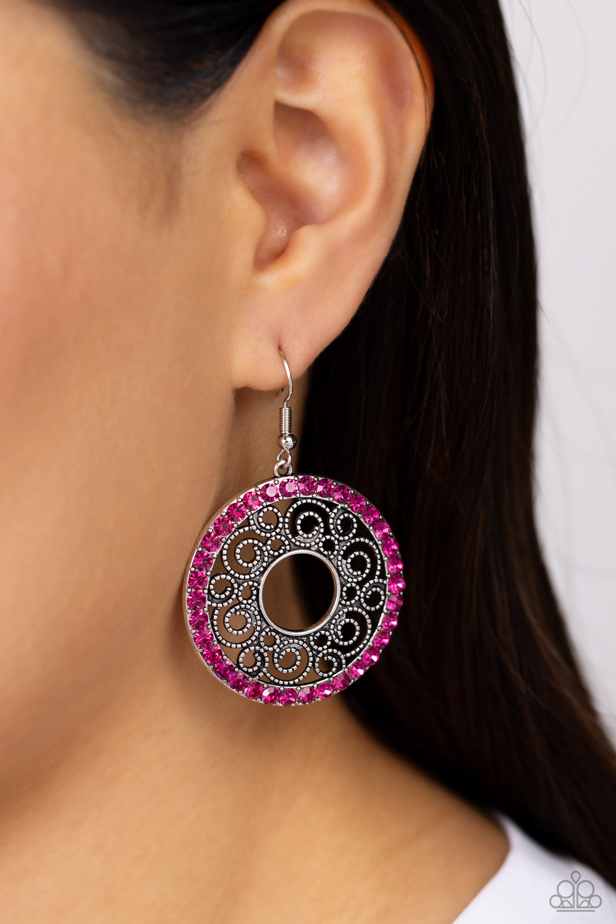 Paparazzi shop pink earrings