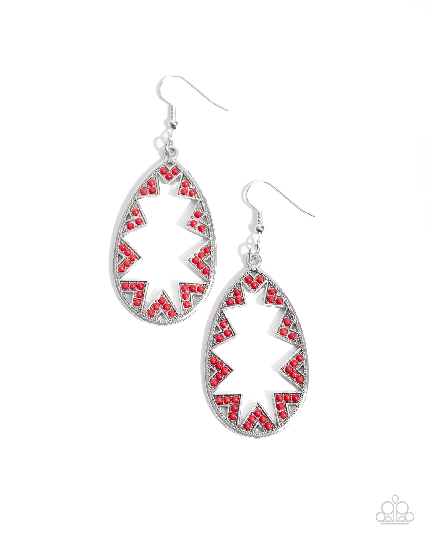 Wildly Wonderous - red - Paparazzi earrings
