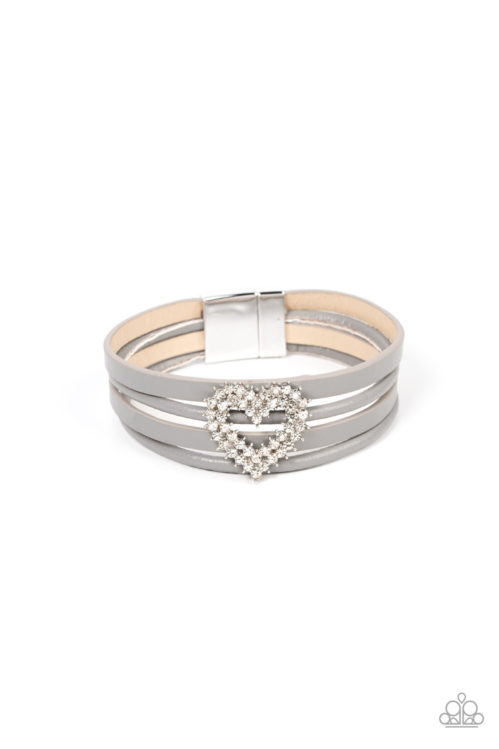 Wildly in Love - silver - Paparazzi bracelet