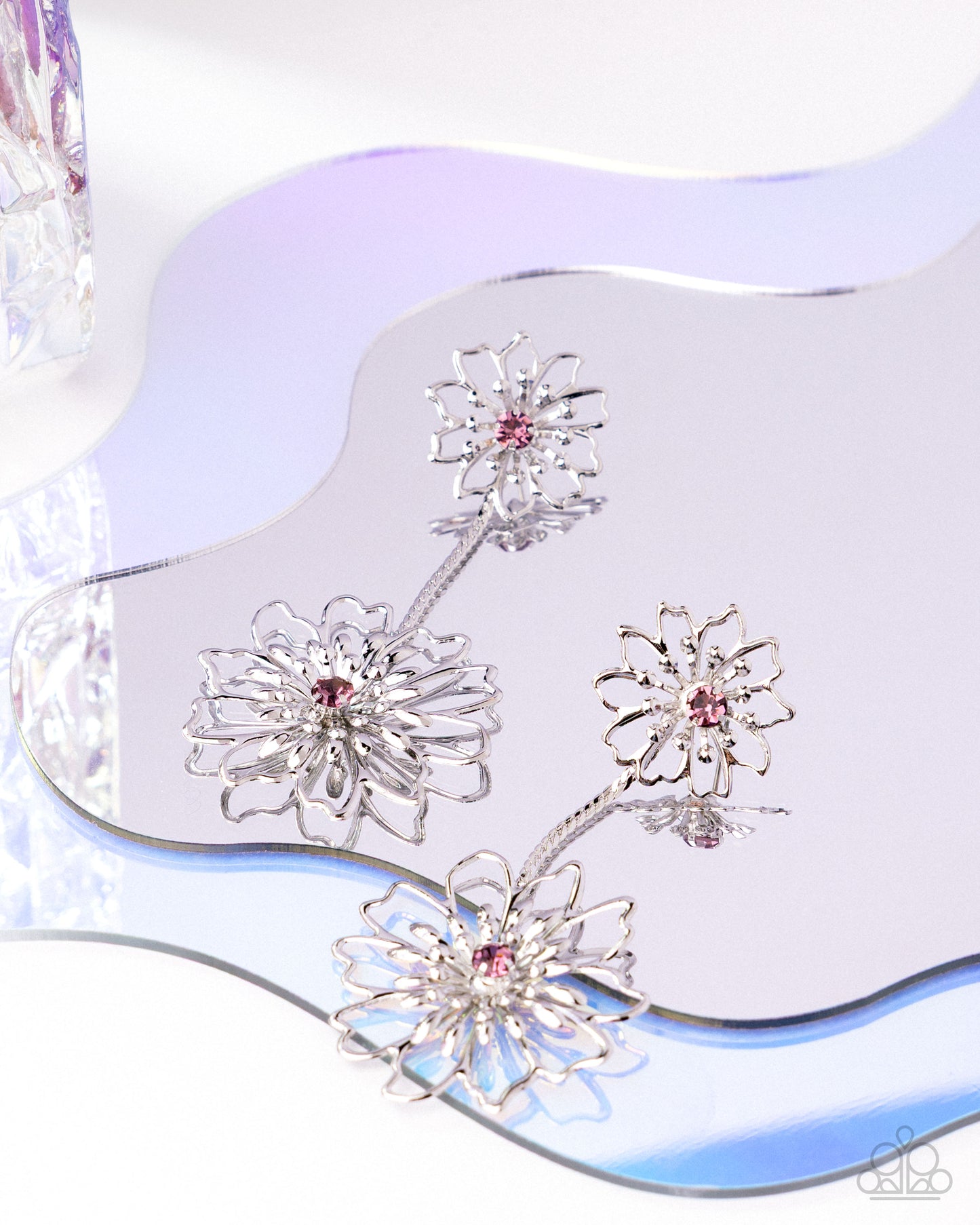 Wiry Whimsy - purple - Paparazzi earrings