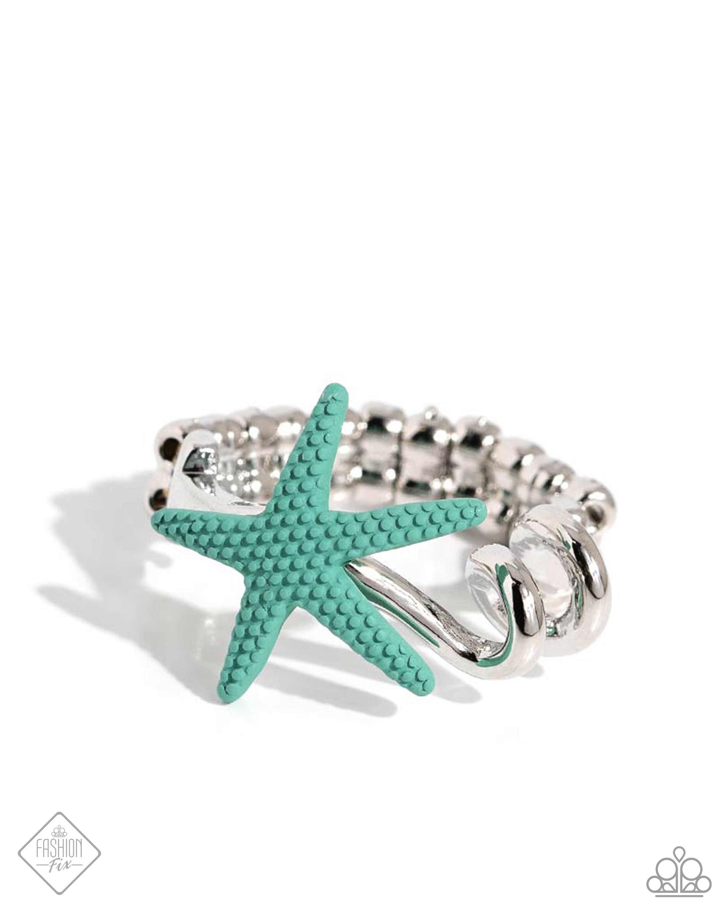 Wish Upon A STARFISH - blue - Paparazzi ring