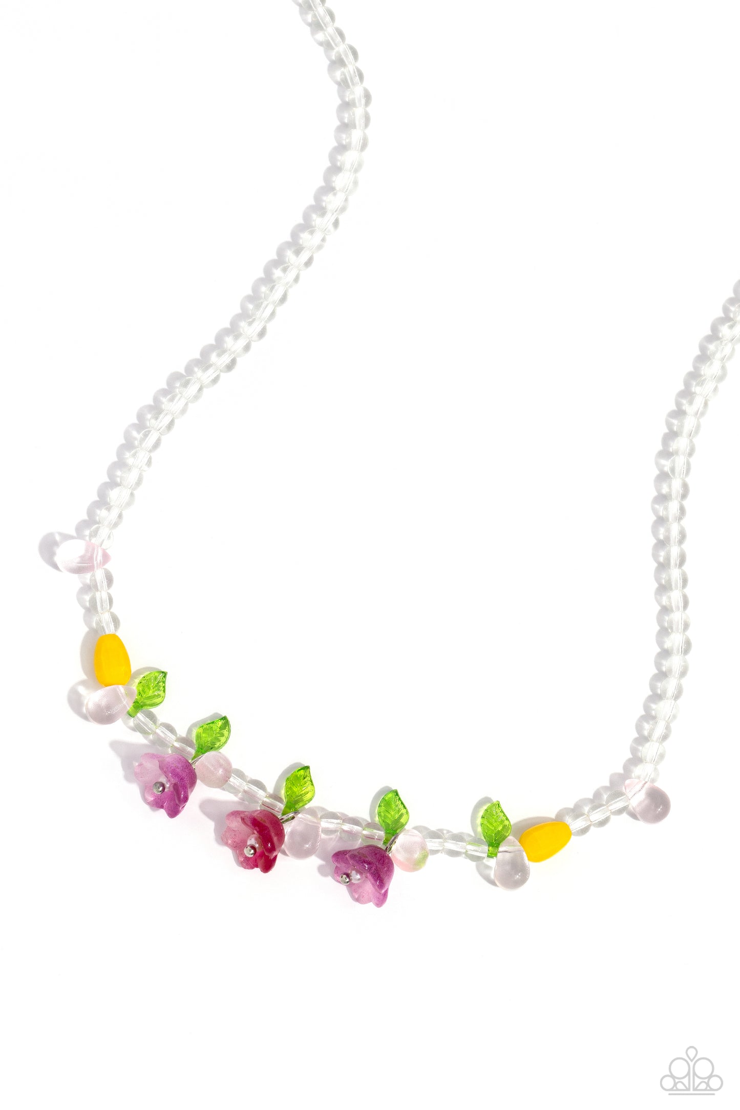 World GLASS Wonder - pink - Paparazzi necklace