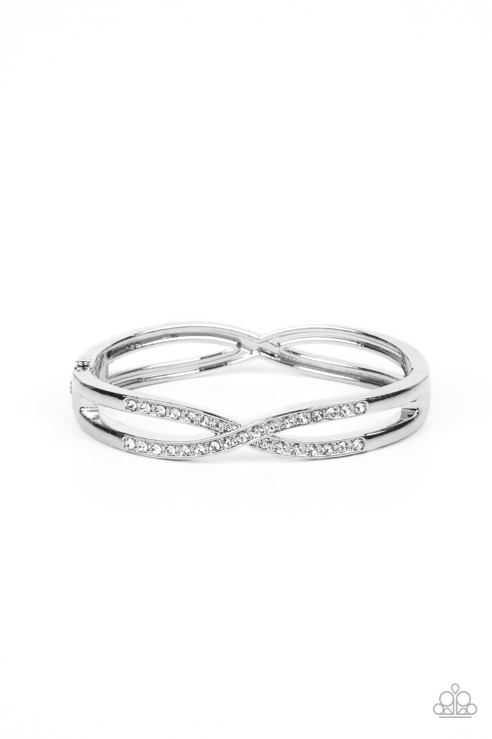 Woven in Wealth - white - Paparazzi bracelet