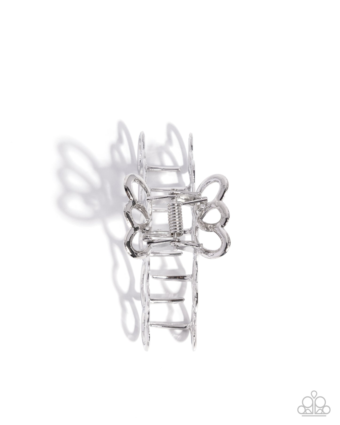 You're Still The One - silver - Paparazzi hair clip