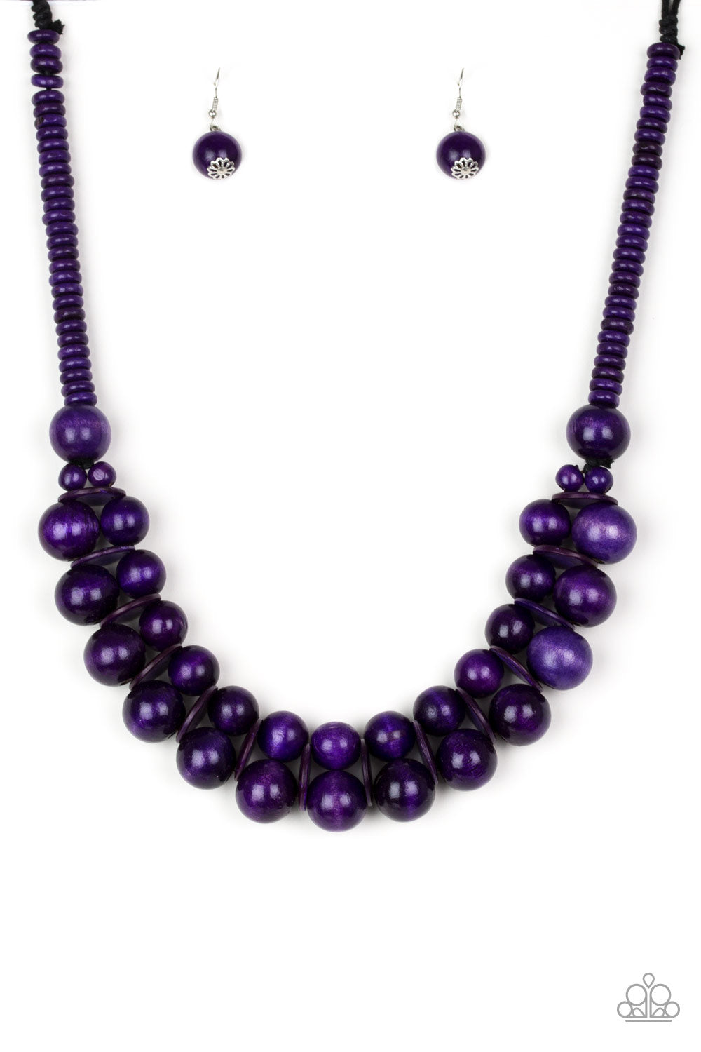 Caribbean Cover Girl - purple - Paparazzi necklace