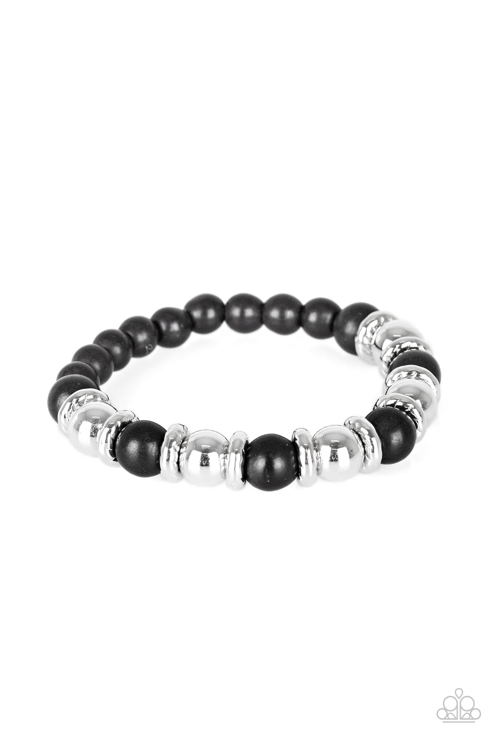 Across The Mesa - black - Paparazzi bracelet