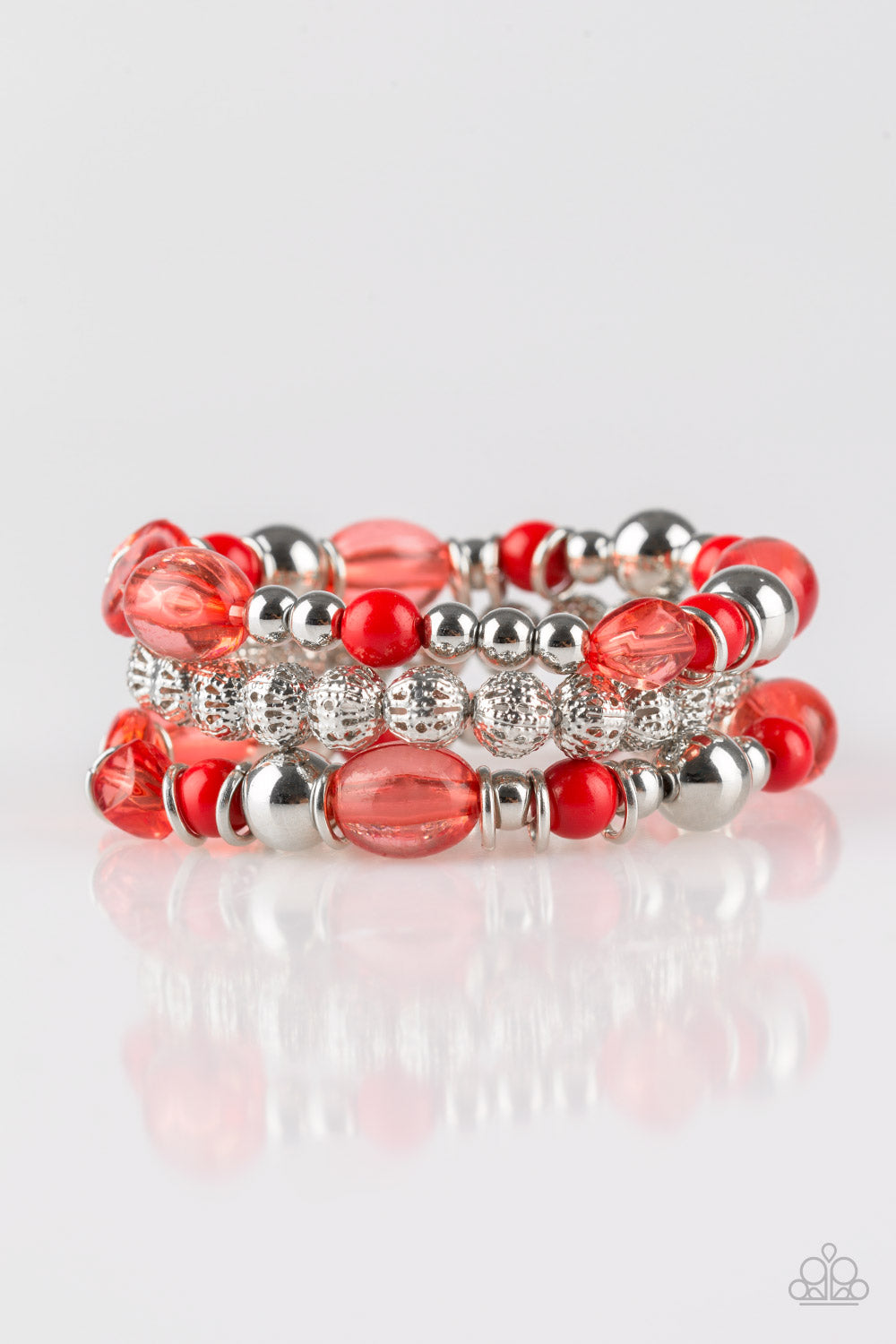 Malibu Marina - red - Paparazzi bracelet