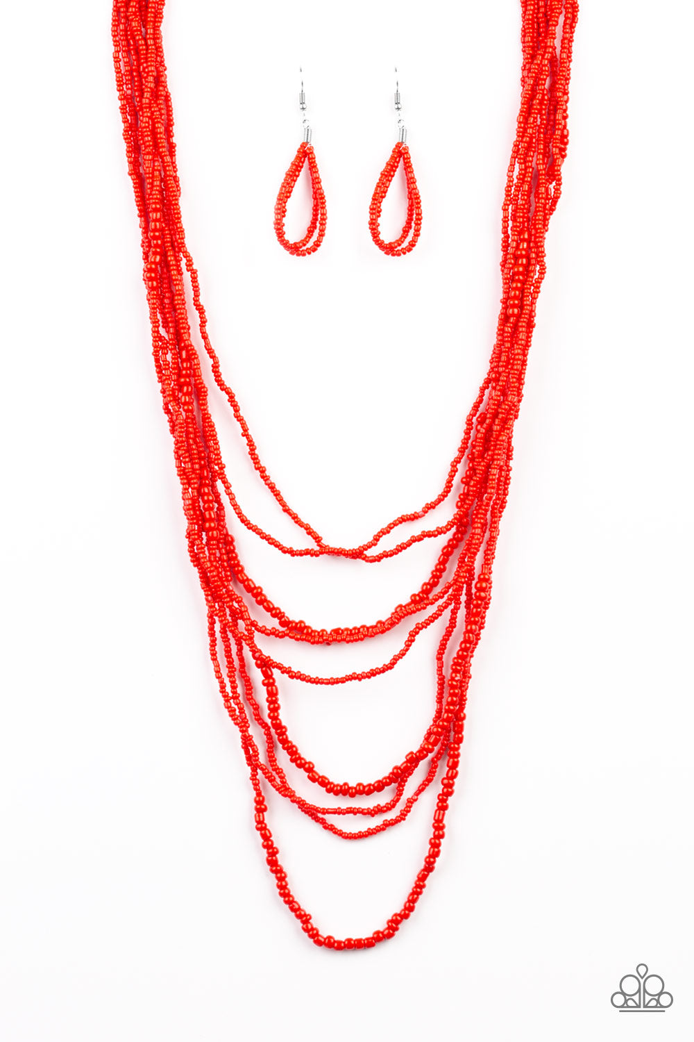 Totally Tonga - red - Paparazzi necklace