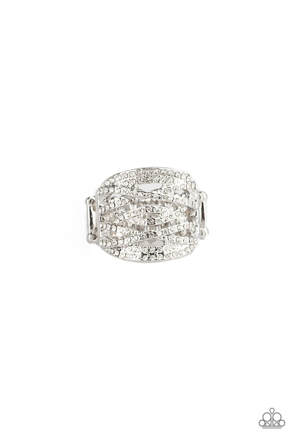 The Money Maker - white - Paparazzi ring