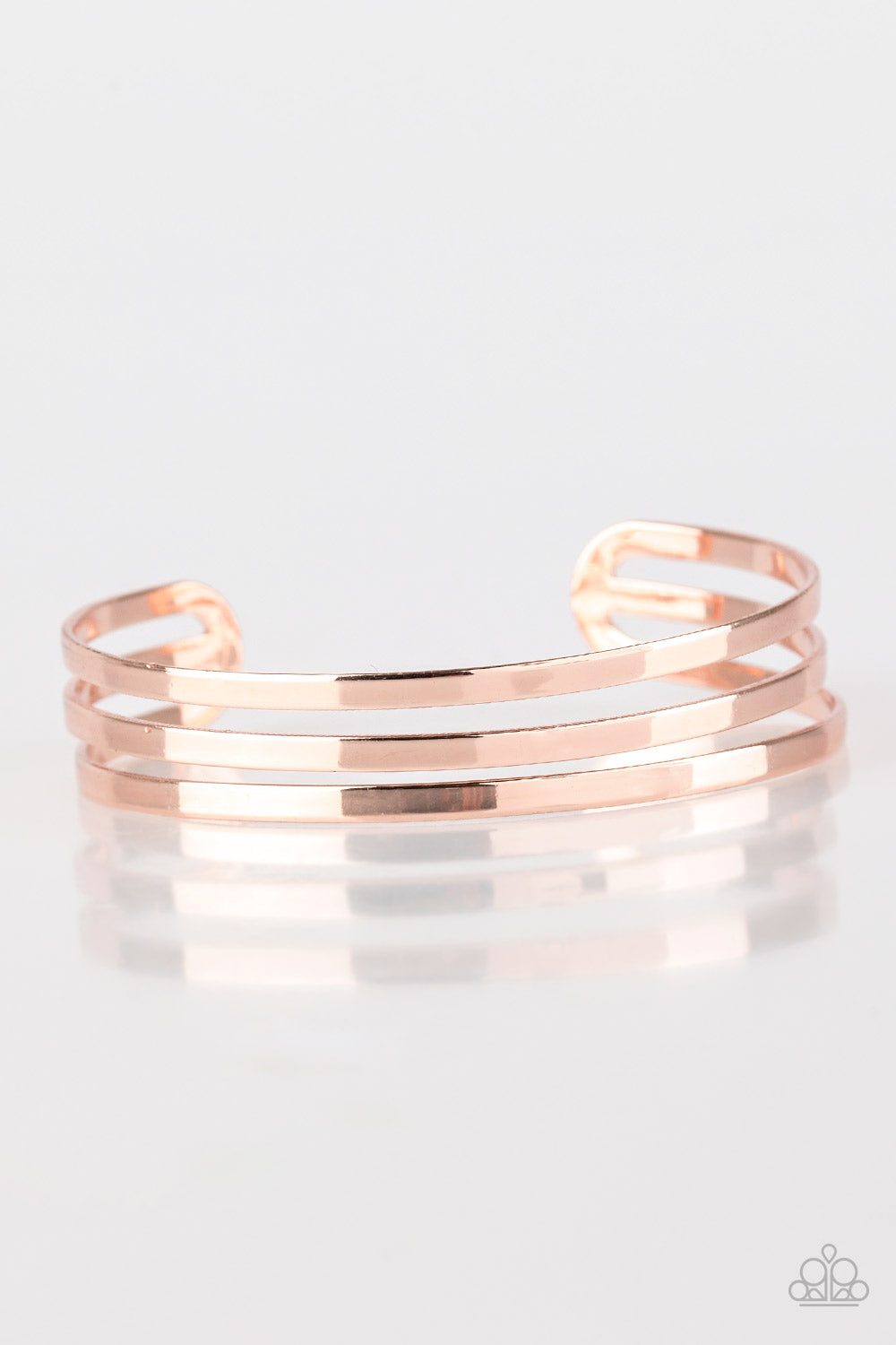 Street Sleek - rose gold - Paparazzi bracelet
