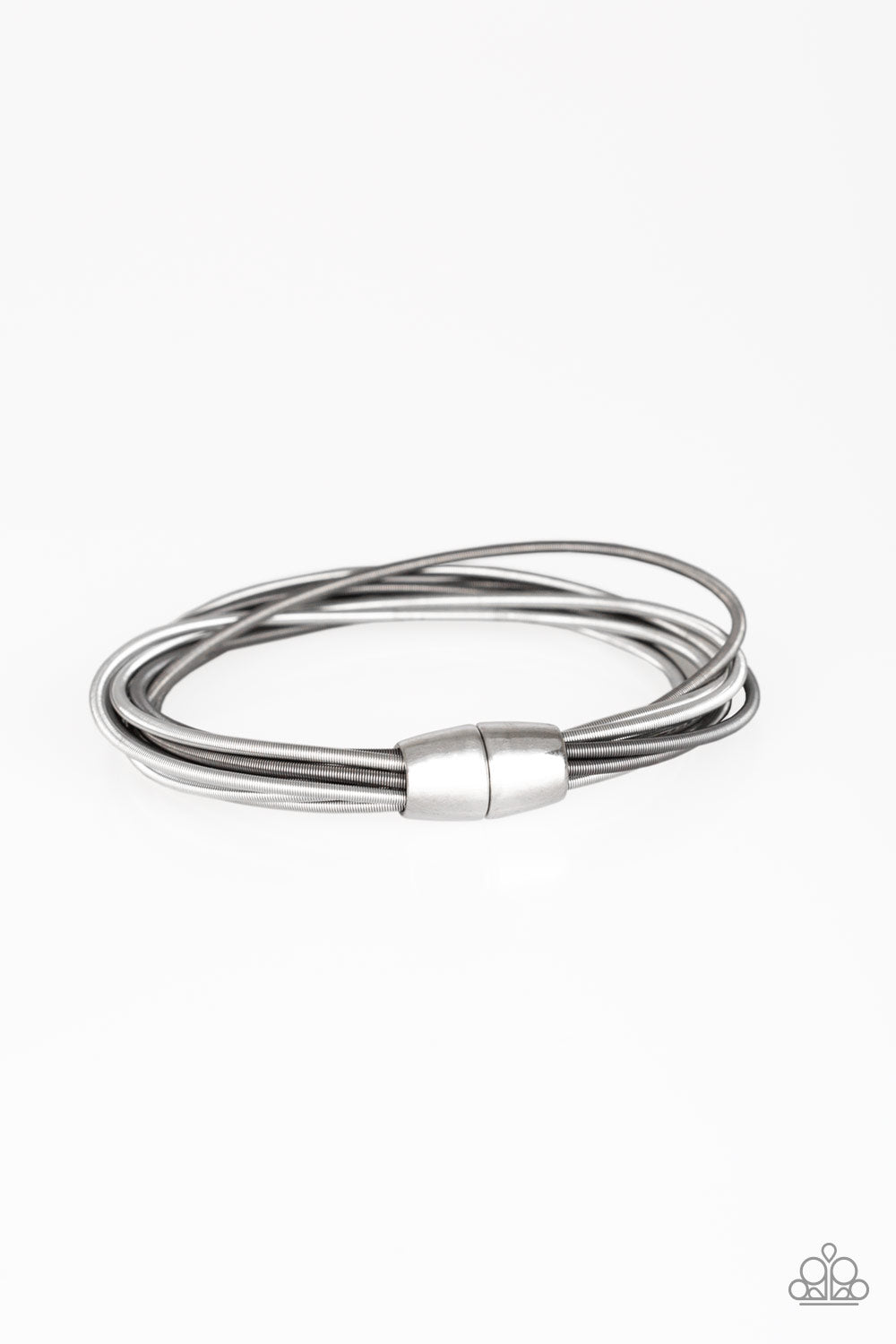 Mainstream Maverick - silver - Paparazzi bracelet