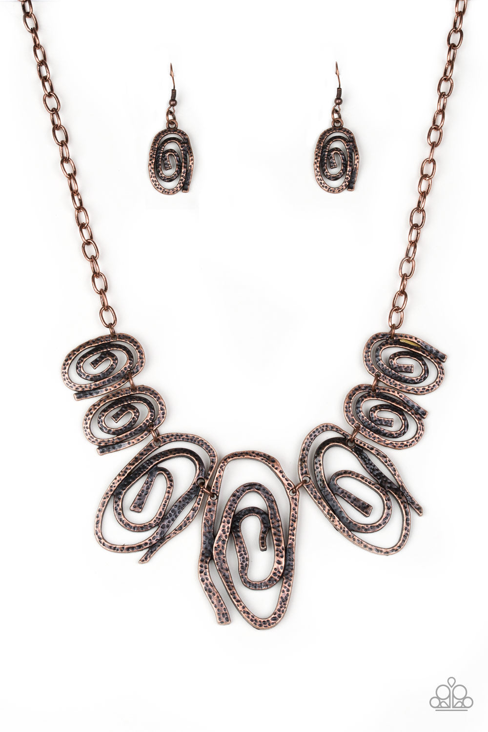 My Cave is Your Cave - copper - Paparazzi necklace