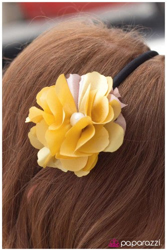 Give Them Something To Talk About - Yellow - Paparazzi Jewelry headband